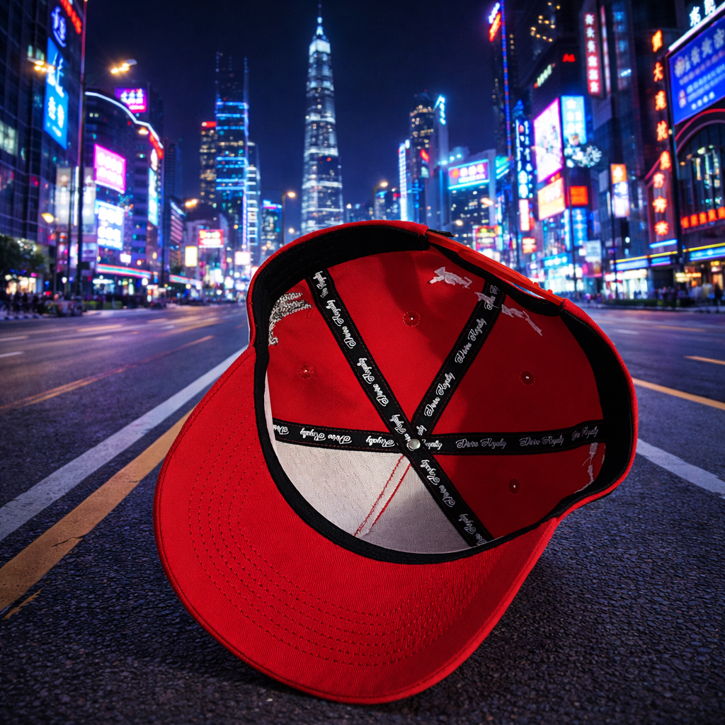 Divine Royalty-Royal crimson snapback cap. Limited Drop