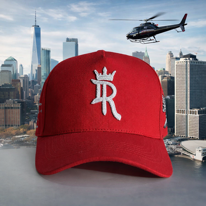 Divine Royalty-Royal crimson snapback cap. Limited Drop