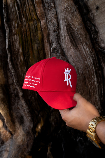 Divine Royalty-Royal crimson snapback cap. Limited Drop