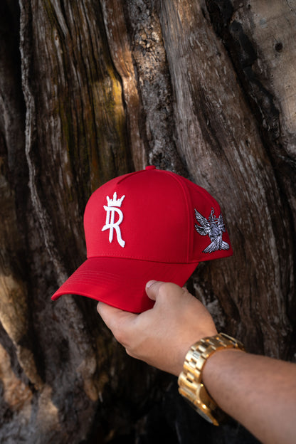 Divine Royalty-Royal crimson snapback cap. Limited Drop