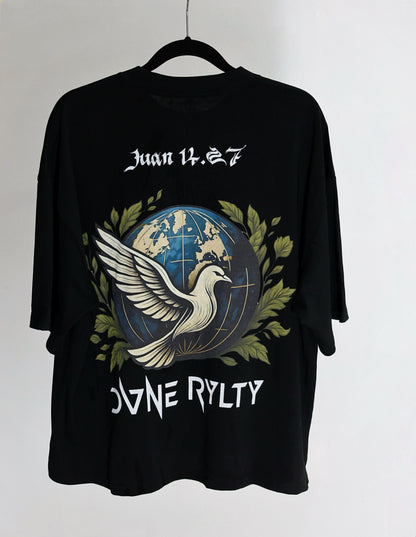 Divine Royalty- Peace of Heaven'' Oversize Tee ( Juan 14:27)