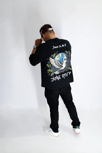 Divine Royalty- Peace of Heaven'' Oversize Tee ( Juan 14:27)